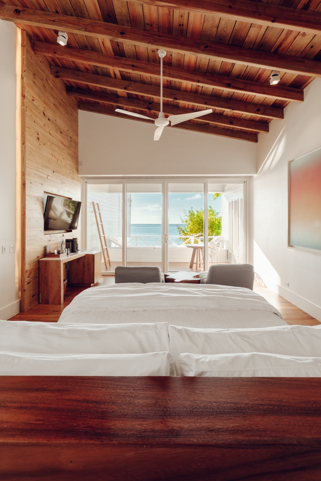 A suite in the last light of the afternoon